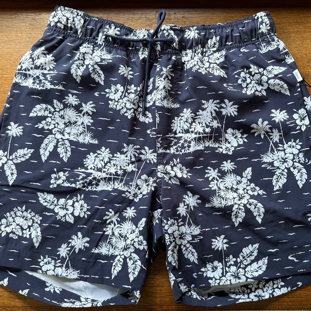 Onia Mens Comfort Lined Swim Trunk Short, Tropical Vista